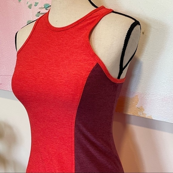 Outdoor Voices Athena Tennis Golf Workout Casual Dress Poppy Shiraz Sz S NEW. - Picture 4 of 11